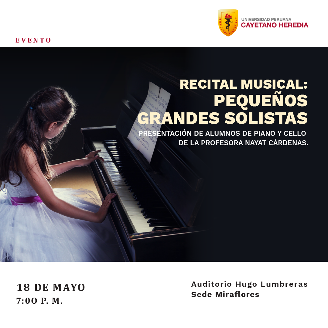 Recital Musical Peque Os Grandes Solistas Universidad Peruana