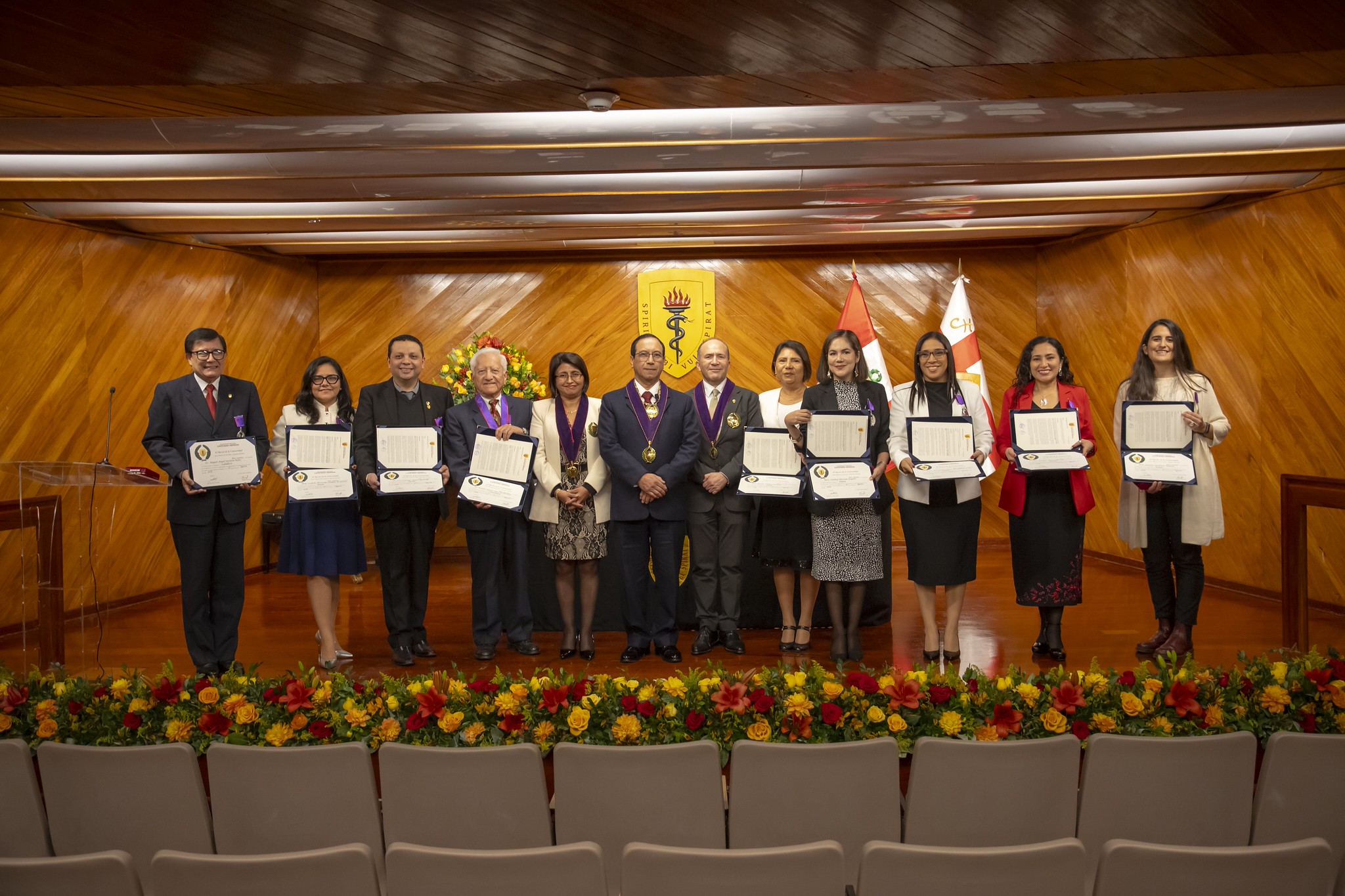 Entrega de la Orden Cayetano Heredia