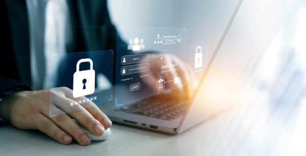 Data,Protection,Concept.,Datum,Information,Privacy.protecting,Herself,From,Cyber,Attacks